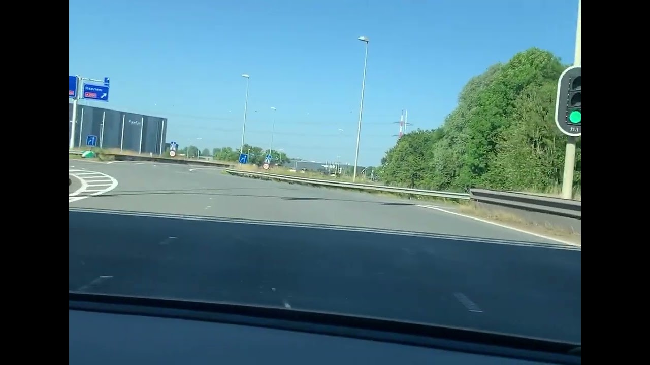 Autorijschool Haarlem: Examenroute Haarlem. Rottepolderplein richting Rotterdam daarna Lisse. 