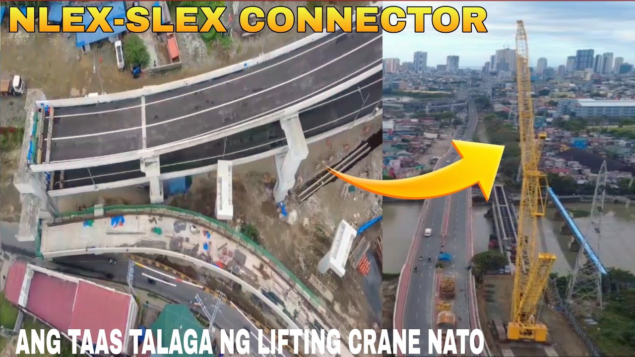 ANG TAAS TALAGA NG LIFTING CRANE NATO/NLEX-SLEX CONNECTOR SECTION 2 PACO SANTA MESA RD UPDATE 