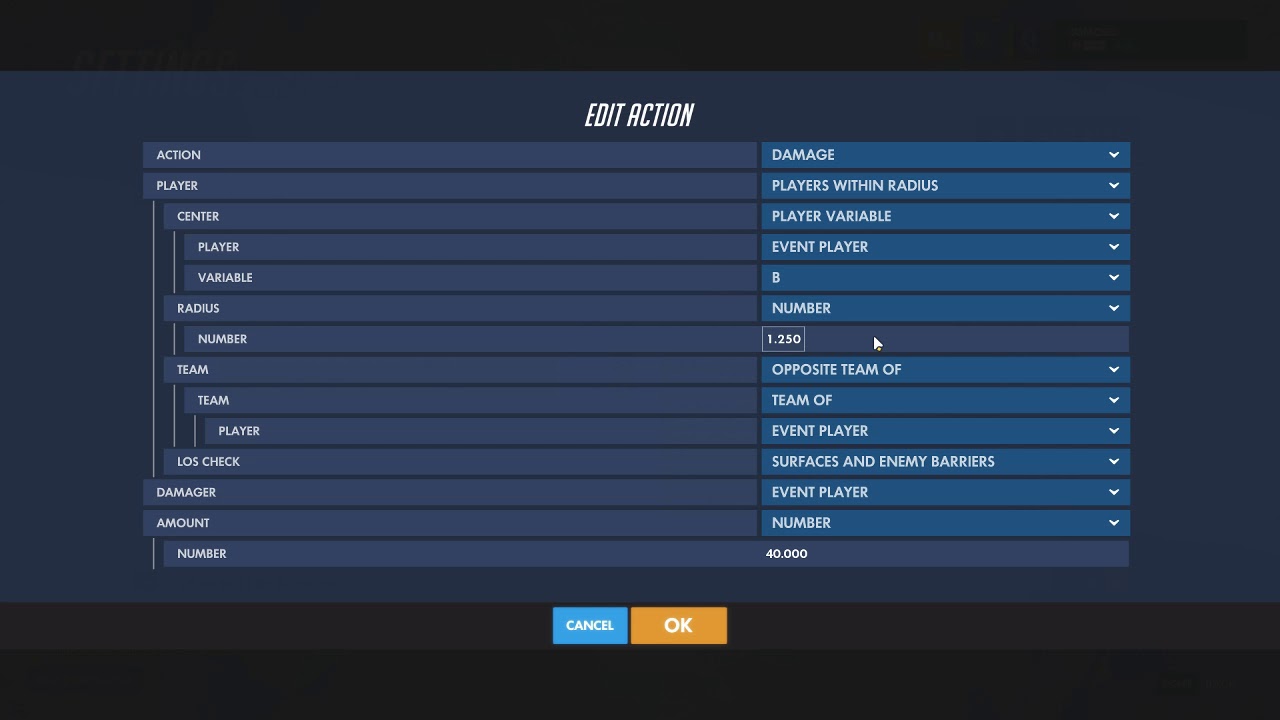 Overwatch Workshop: Projectile