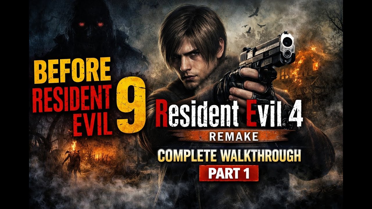 Before Resident Evil 9 | Resident Evil 4 Remake – Complete Walkthrough Part 1