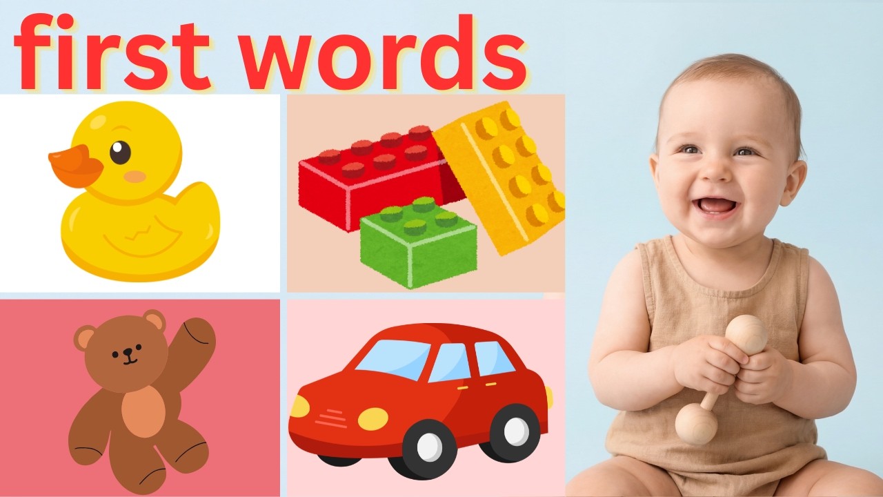 Baby Learning First Words With Ms Rachel Style | Toddlers and Babies Learn To Talk