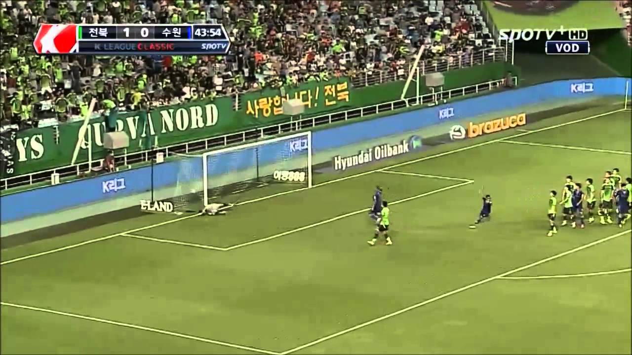 염기훈 왼발 프리킥 모음 (free kicks by Yeom Kihun)