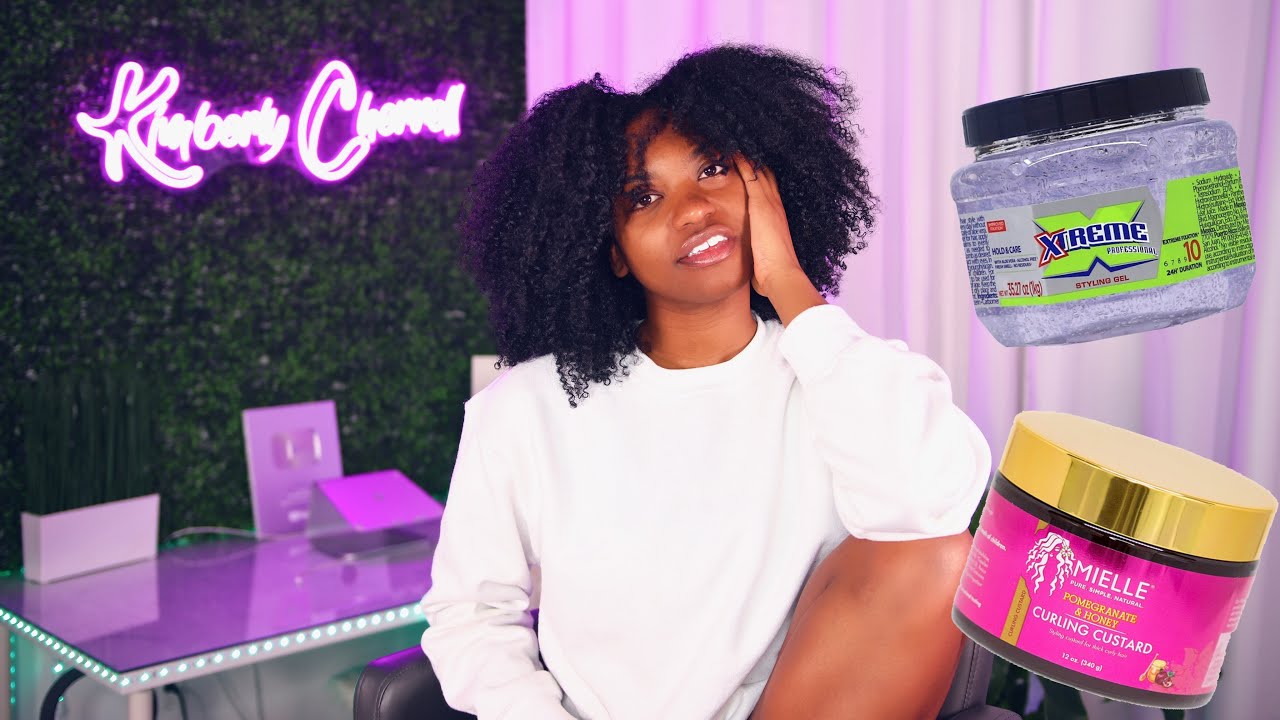 WASH AND GO KILLER COMBO FOR THICK NATURAL HAIR | New Wetline Xtreme + Mielle Curling Custard
