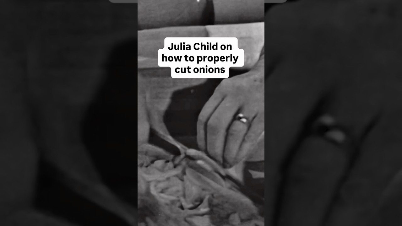 You're not the only one crying. We all are. Miss you, Julia. 🥹 #JuliaChild #onions #cooking #shorts