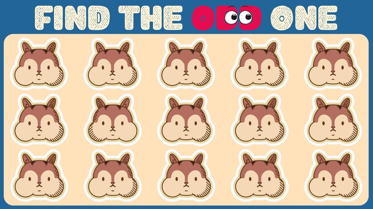 20 Spot the Odd One Challenges to Sharpen Your Mind!