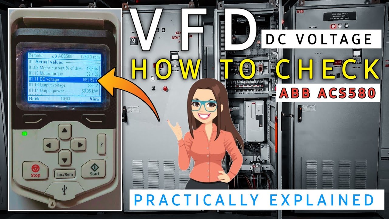 🤔How To Check VFD DC Voltage | ABB ACS580 | VFD में DC Voltage कैसे चेक करे 🤔| Practically Explained