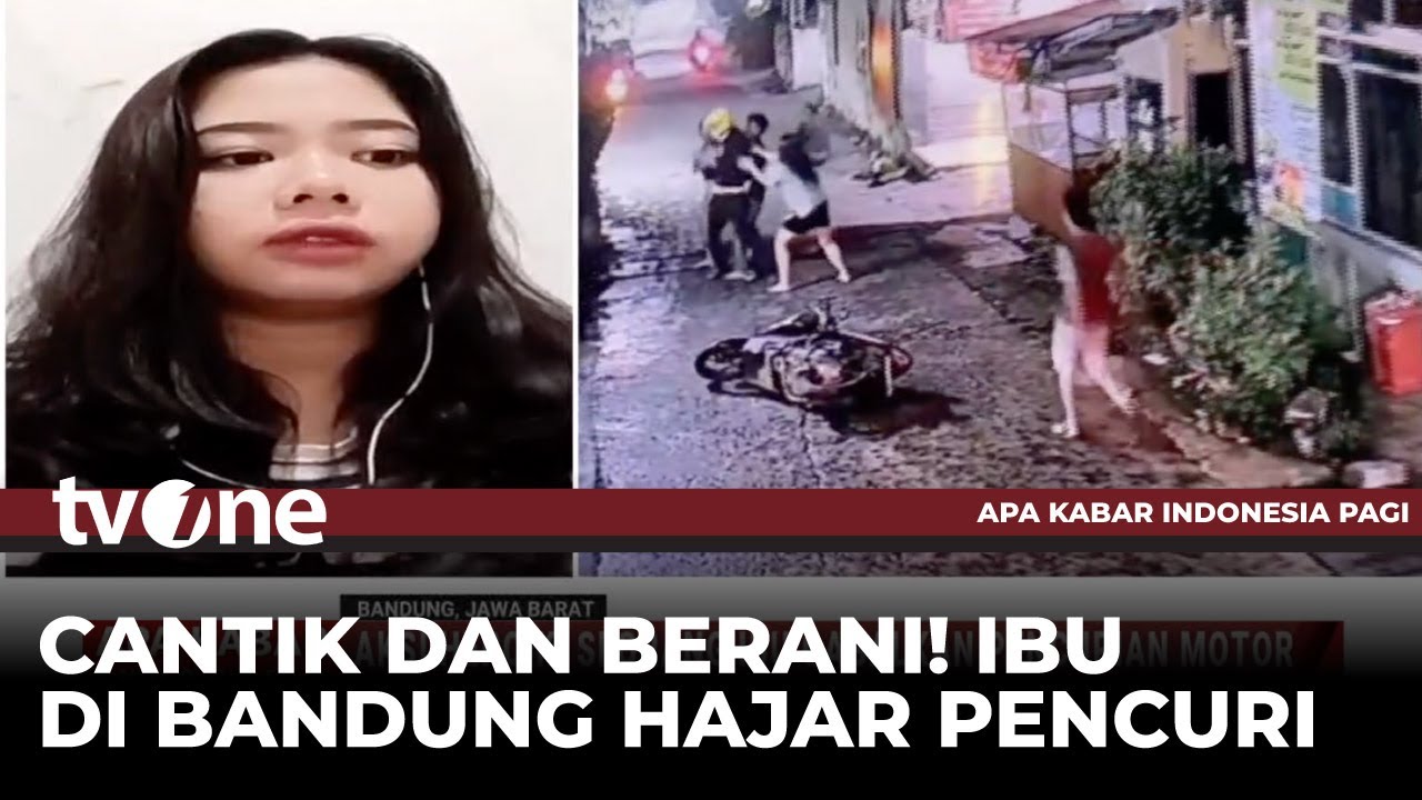 Heroik! Seorang Ibu Gagalkan Pencurian Motor di Bandung | AKIP tvOne