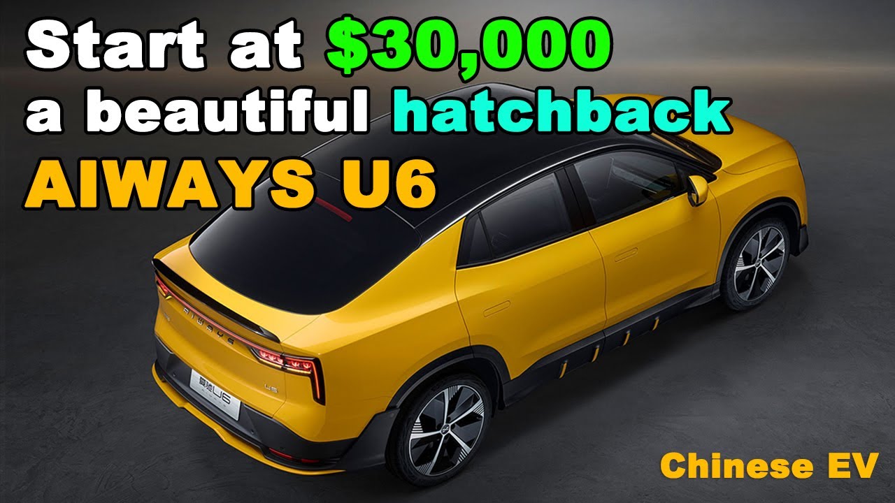 Chinese EV: AIWAYS U6, starting at $30,000, can the success be replicated in the European market?