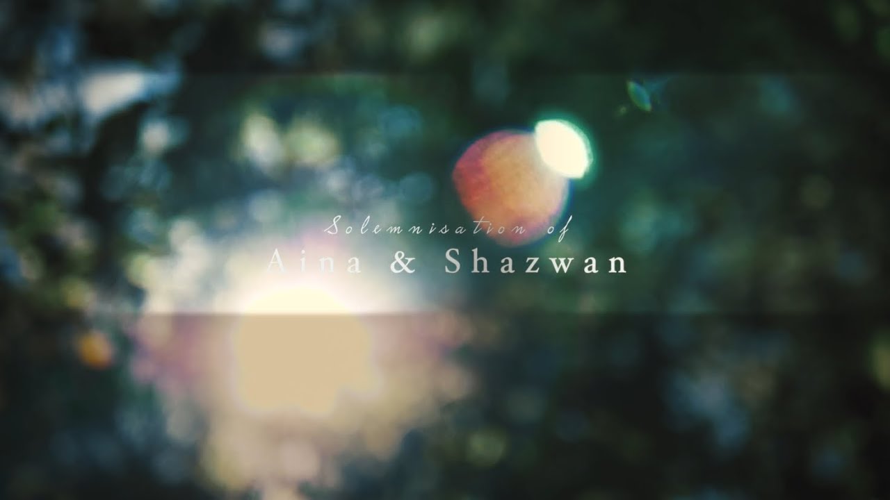 MALAY WEDDING | Solemnisation of // Aina + Shazwan