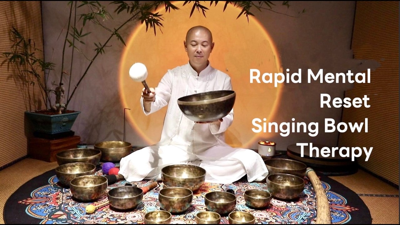 Five-Tone Singing Bowl Resonance Healing, Deep Brainwave & Stress Regulation