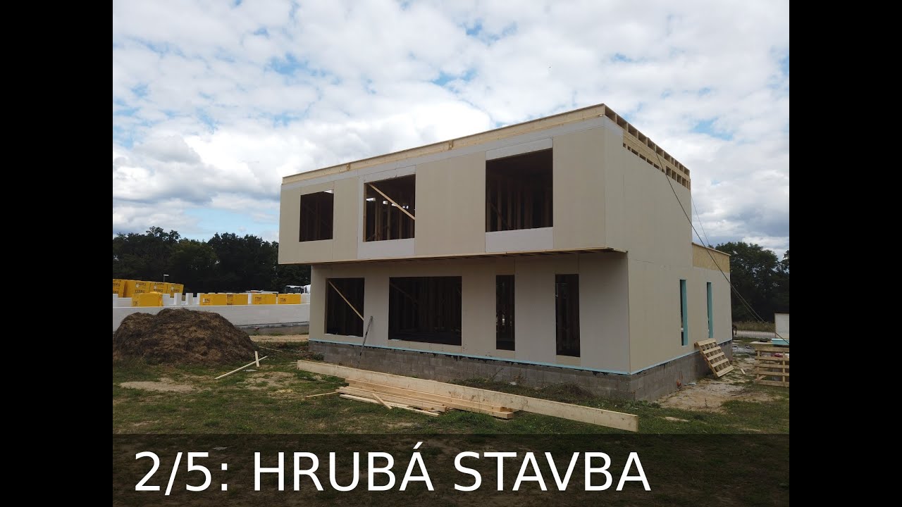 Dřevostavba Sobotka 2/5: Hrubá stavba a tepelné izolace