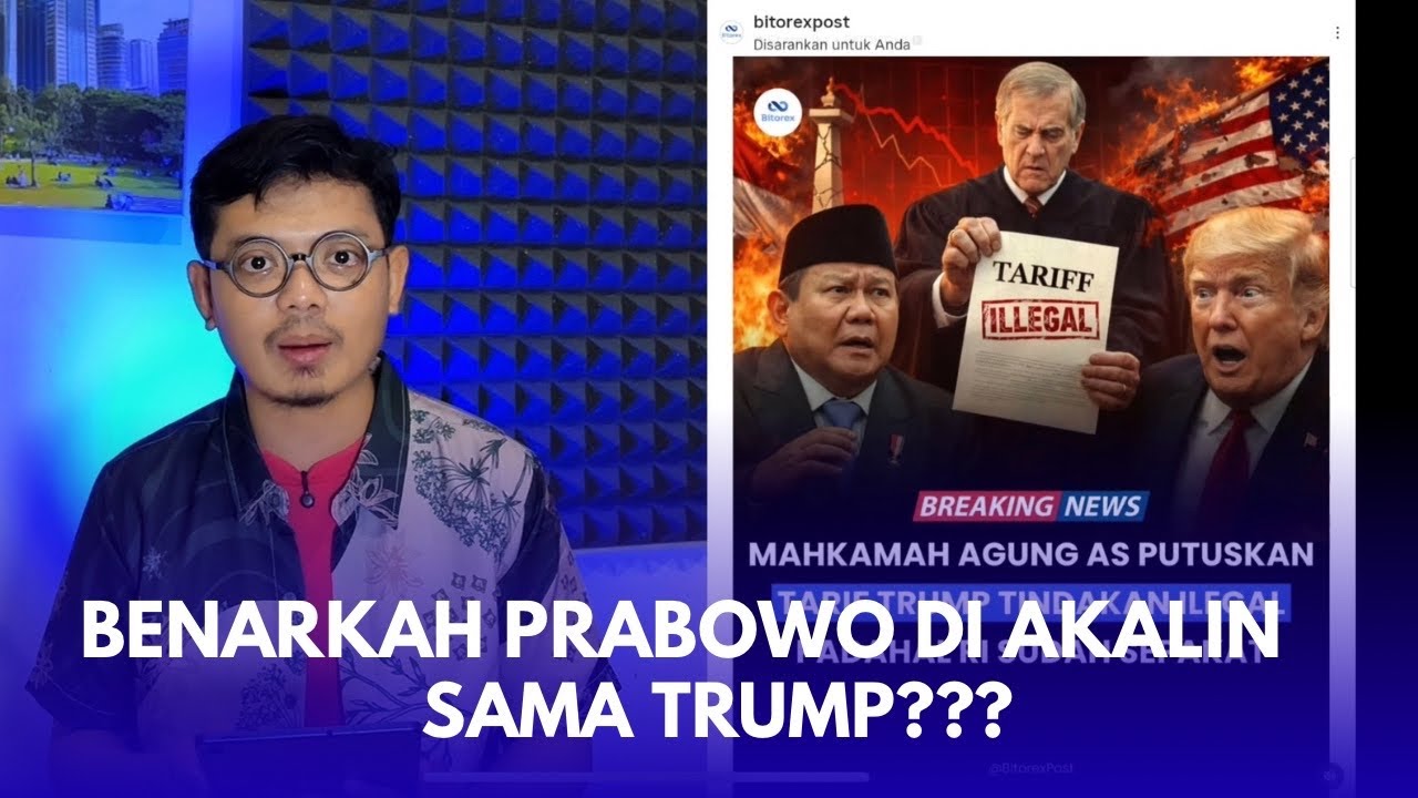 Prabowo KECELE❗️udah DEAL Sama TRUMP malah Tarif Turun oleh MA