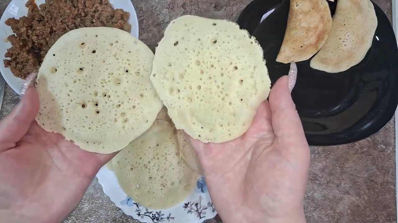 Марокканские блины! Нежные, воздушные, тают во рту 😍
