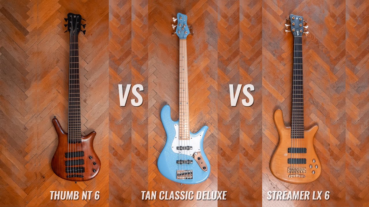 Warwick Thumb NT vs TAN Classic Deluxe vs Warwick Streamer LX  -  SLAP BASS