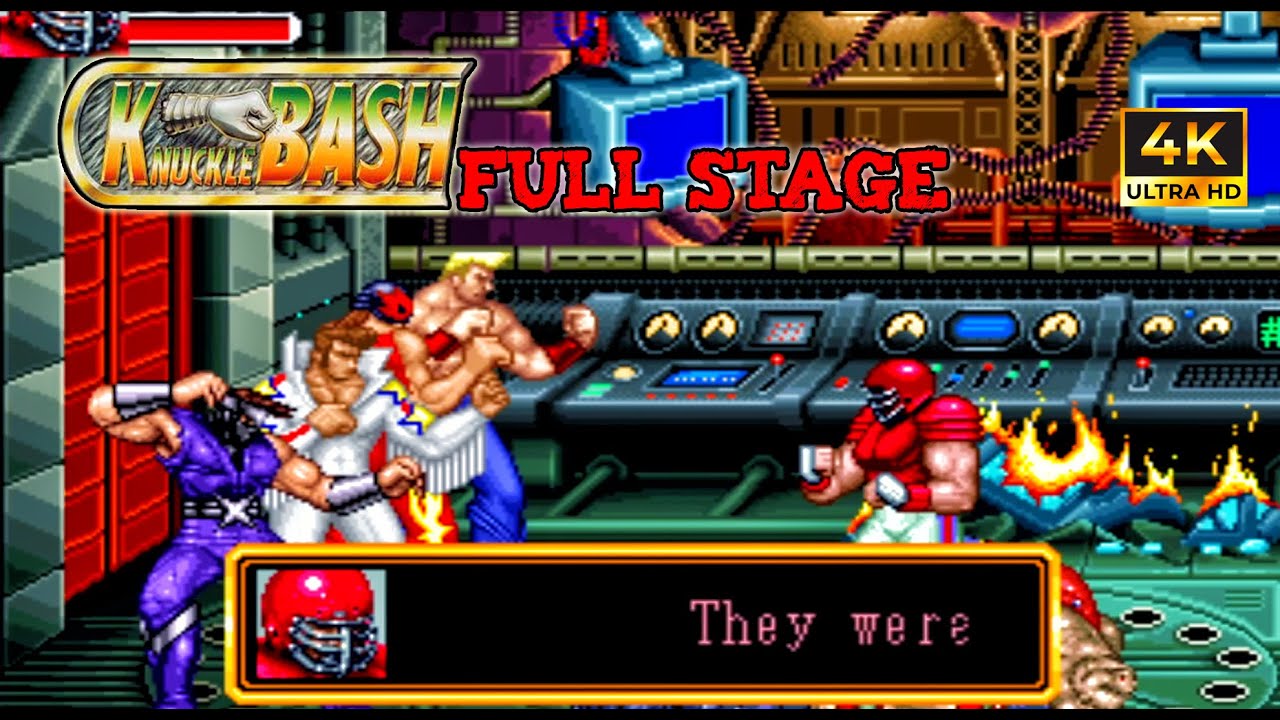 Knuckle Bash - Conquer the Streets (Arcade / 4K) 60 Fps