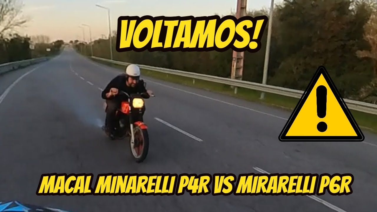 Macal P4R VS Minarelli P6R - Pico / Racha / Corrida / Street Racing