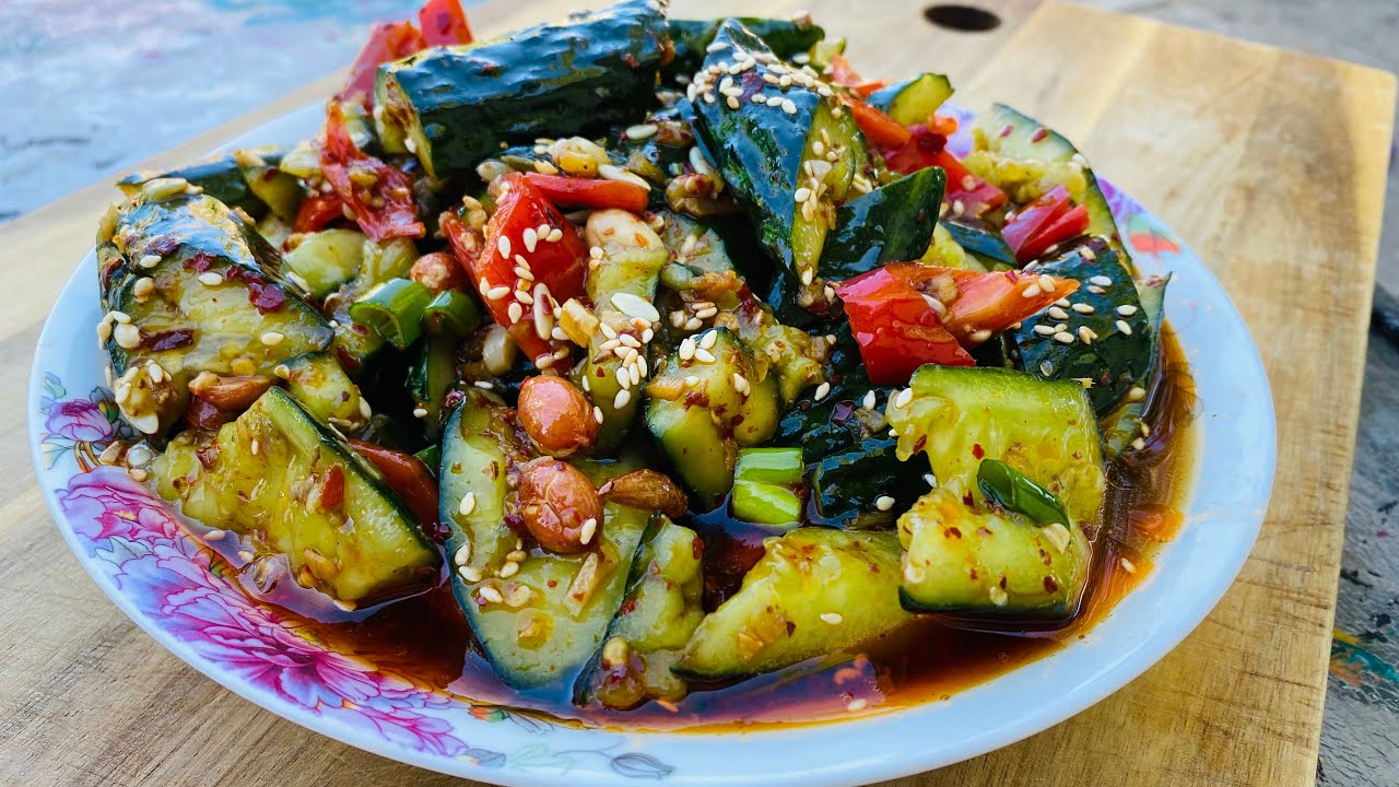 爽口. 黄瓜 (Cucumber Salad. Chinese Style)