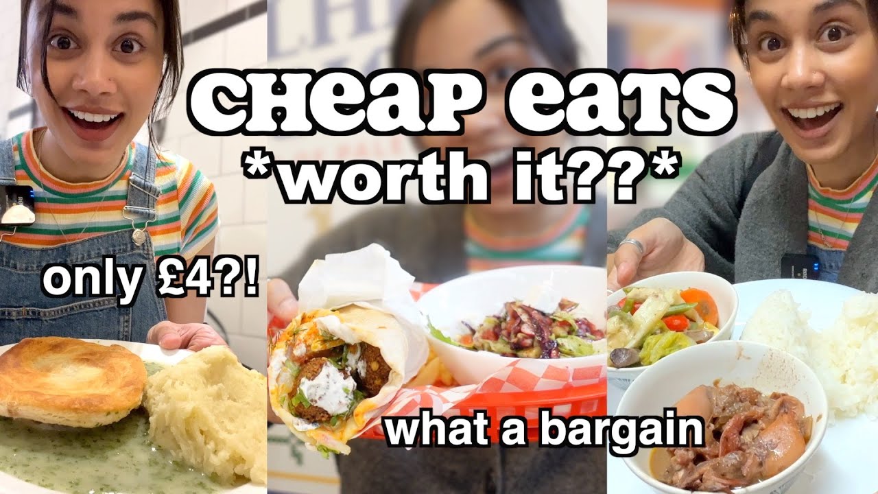 trying cheap eats in london *is it worth it??*