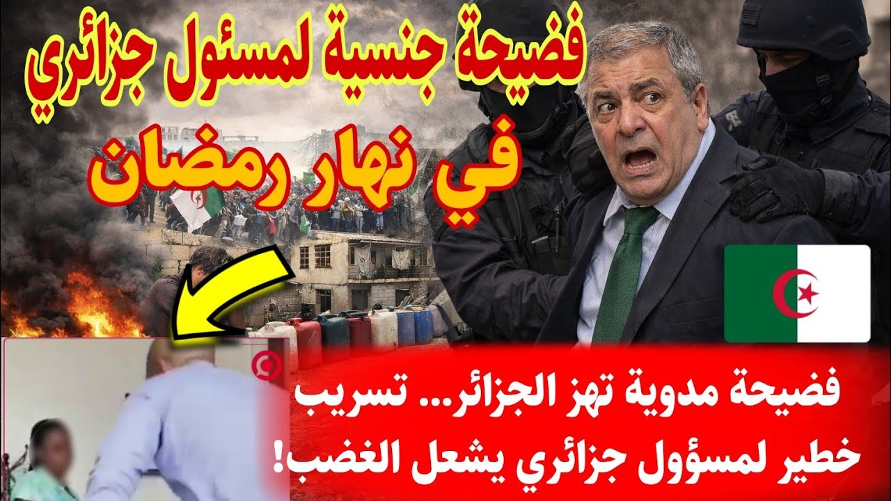 فضيحة مدوية تهز الجزائر.. مسؤول كبير في ورطة والأوضاع تشتعل