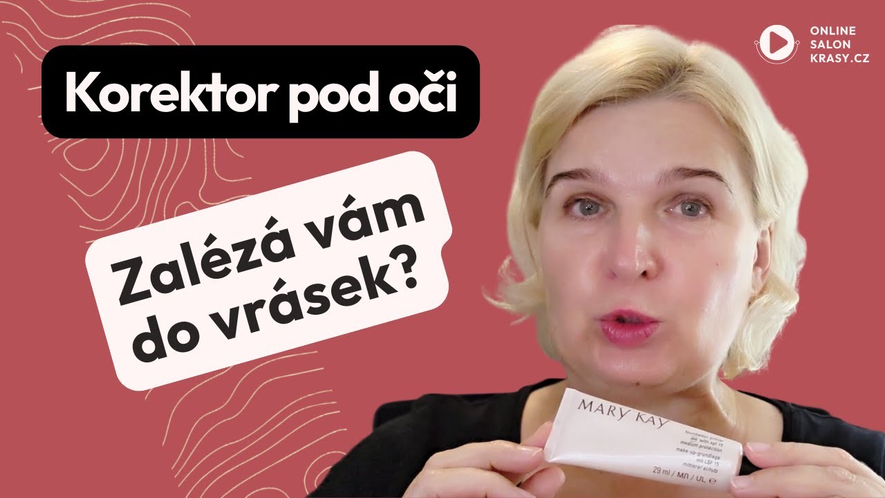 Korektor pod oči: NÁVOD, jak ho nanést bez zalézání do vrásek