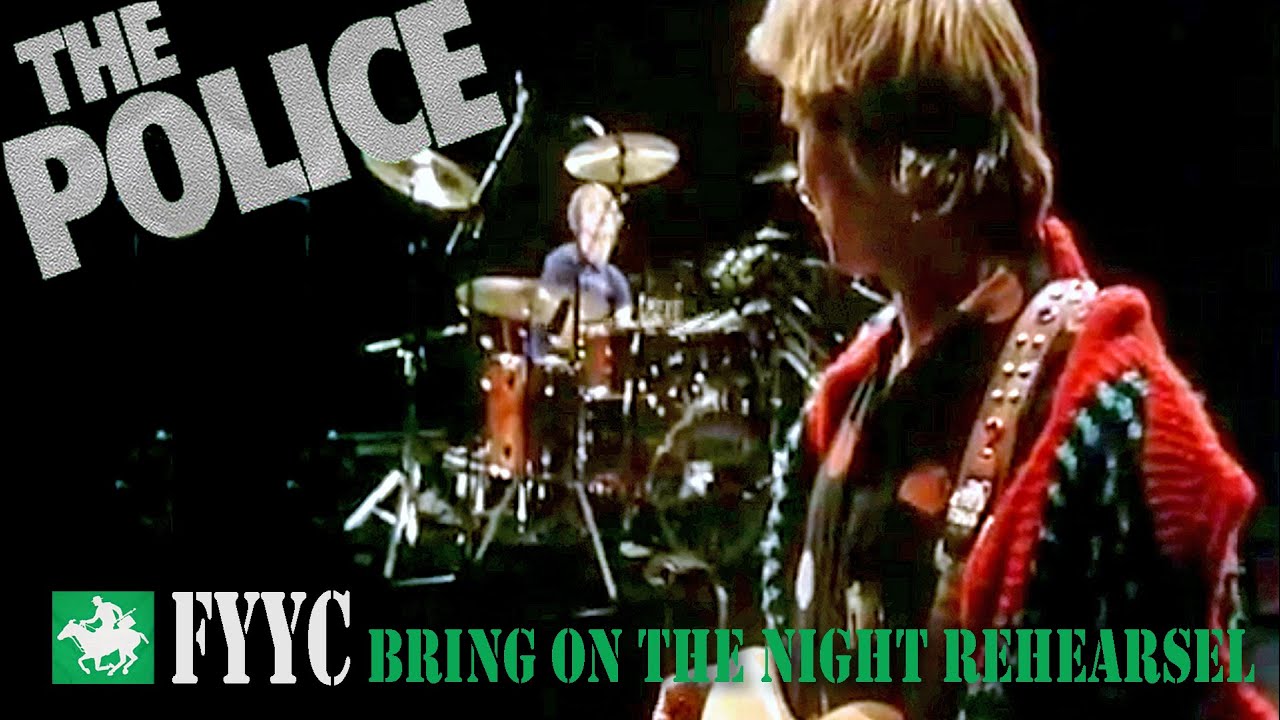 The Police LIVE - Bring On The Night (Beautiful rehearsel version 1984 & Special video)