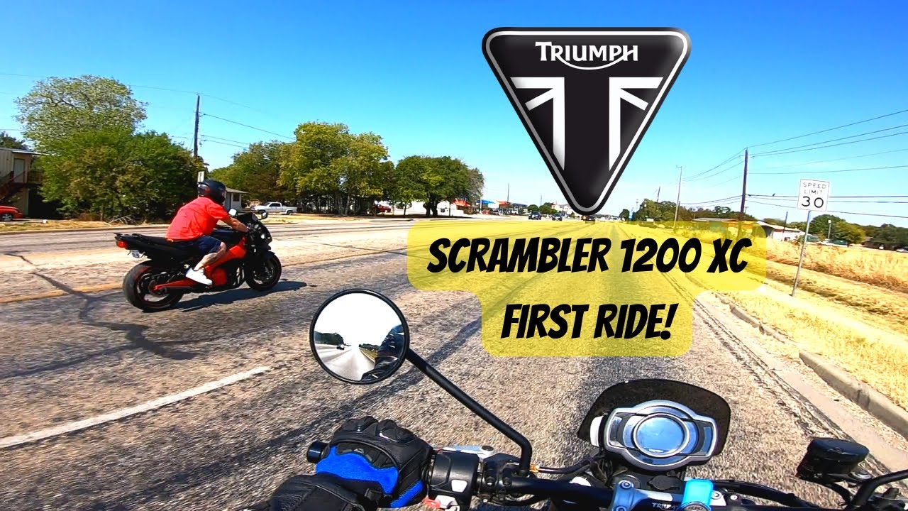 Biking With Brandon: Ep. 3 - Scrambler 1200 XC First Ride!