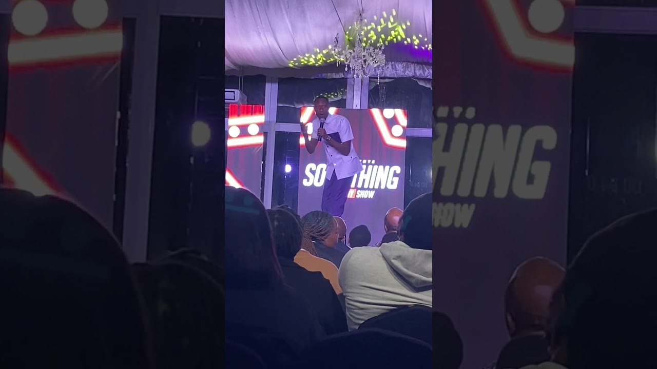 Kingpaul Performs at the Something Comedy Show.