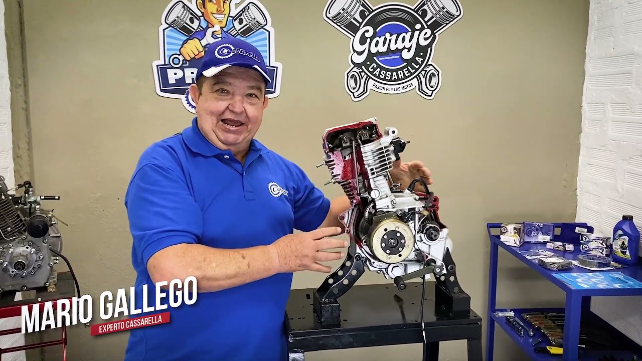 &iquest;C&oacute;mo funciona un motor de motocicleta?