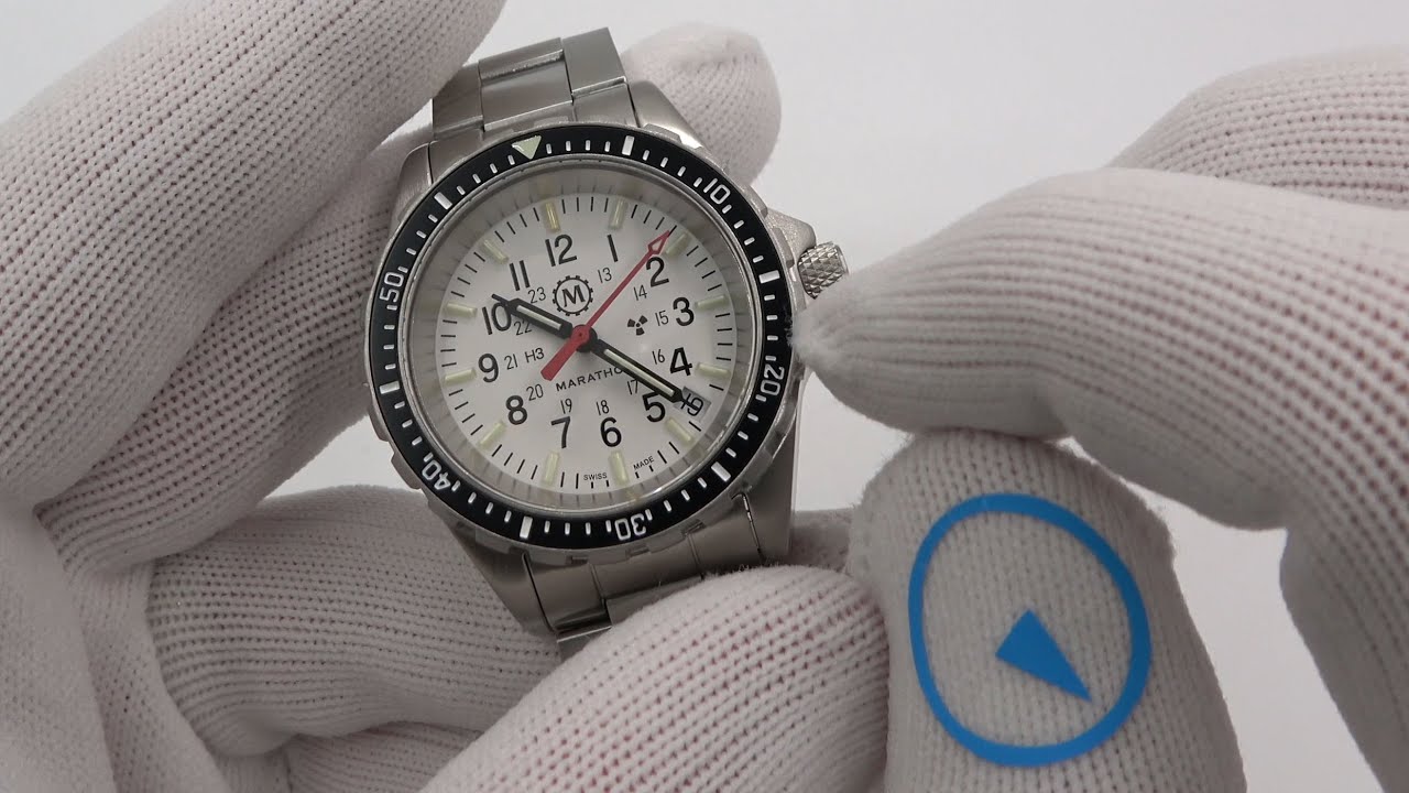 Marathon New Release - 36mm White Dial Diver - The Arctic TSAR