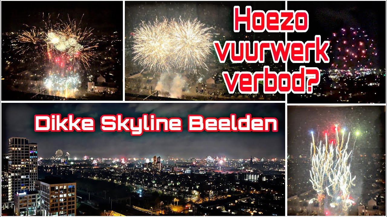 Vuurwerkverbod in Nederland? 🤷‍♂️❌ Werkt niet in Eindhoven! 🎆🔥 | Strijp-S & Centrum Skyline Flat