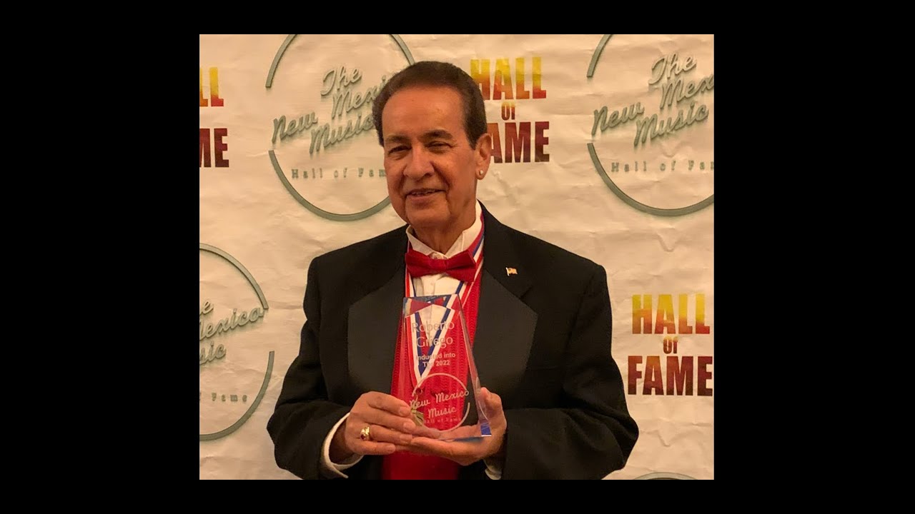 Roberto Griego Un Pobre No Mas live recording at the 2022 NM Music Hall of Fame Award Ceremony