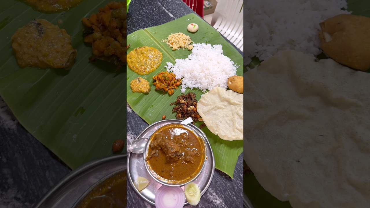 Most Crowded Busy and Popular Andhra Mess in Bangalore Bellandur | Eating Natukodi Pulusu #shorts