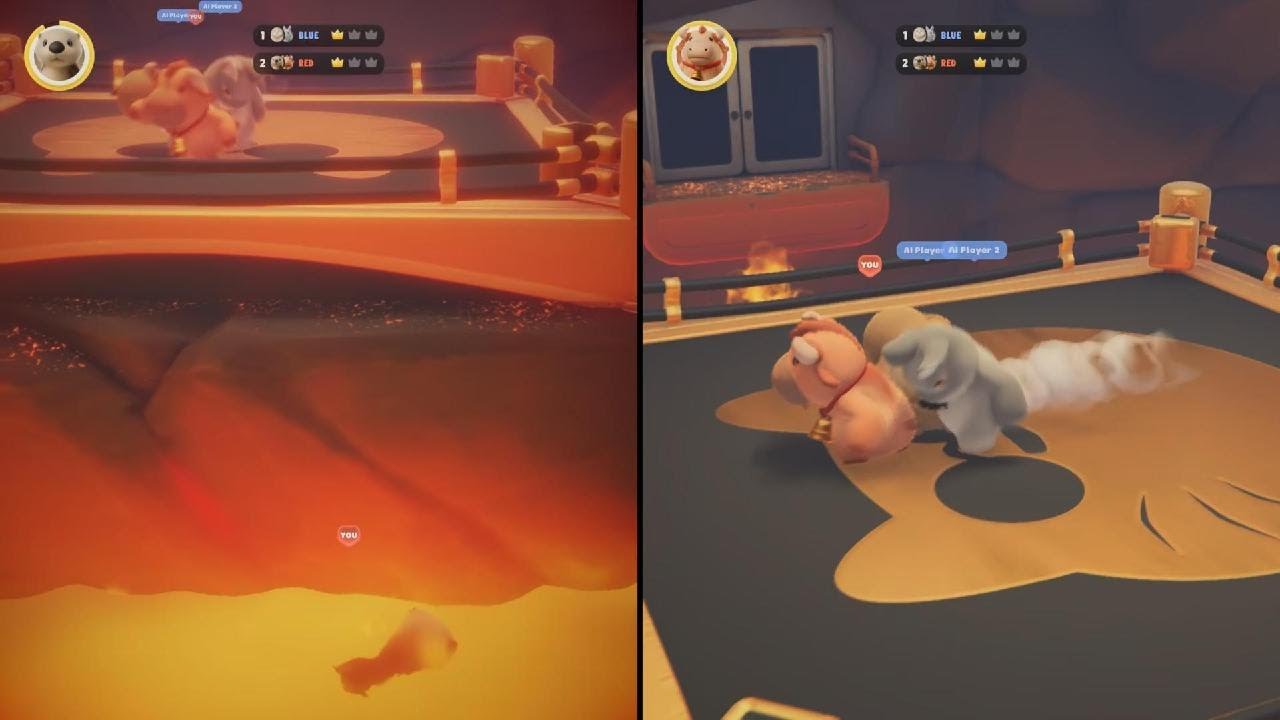 Sneaky Rabbit tries to get us on Party Animals