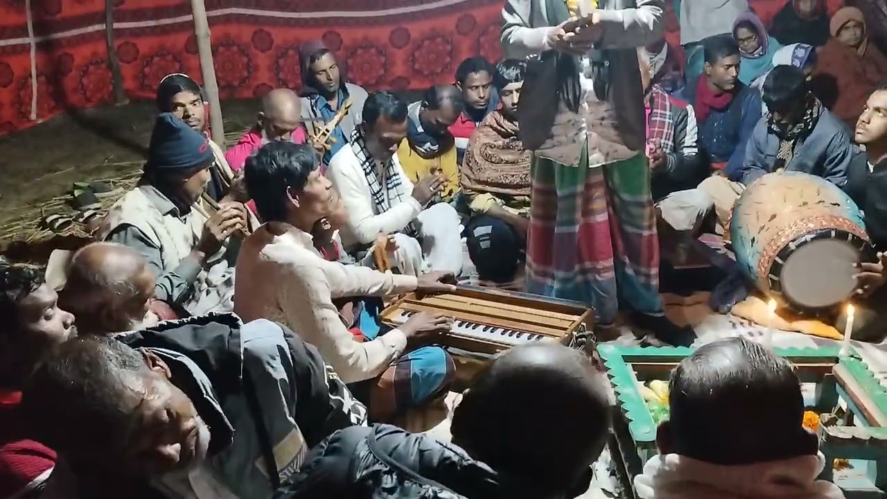 মুনসের পির সাহেবের বাড়ি বাৎসরিক উরস মোবারক ( বেনুপুর ) শিল্পী দুলাল সরকার 
