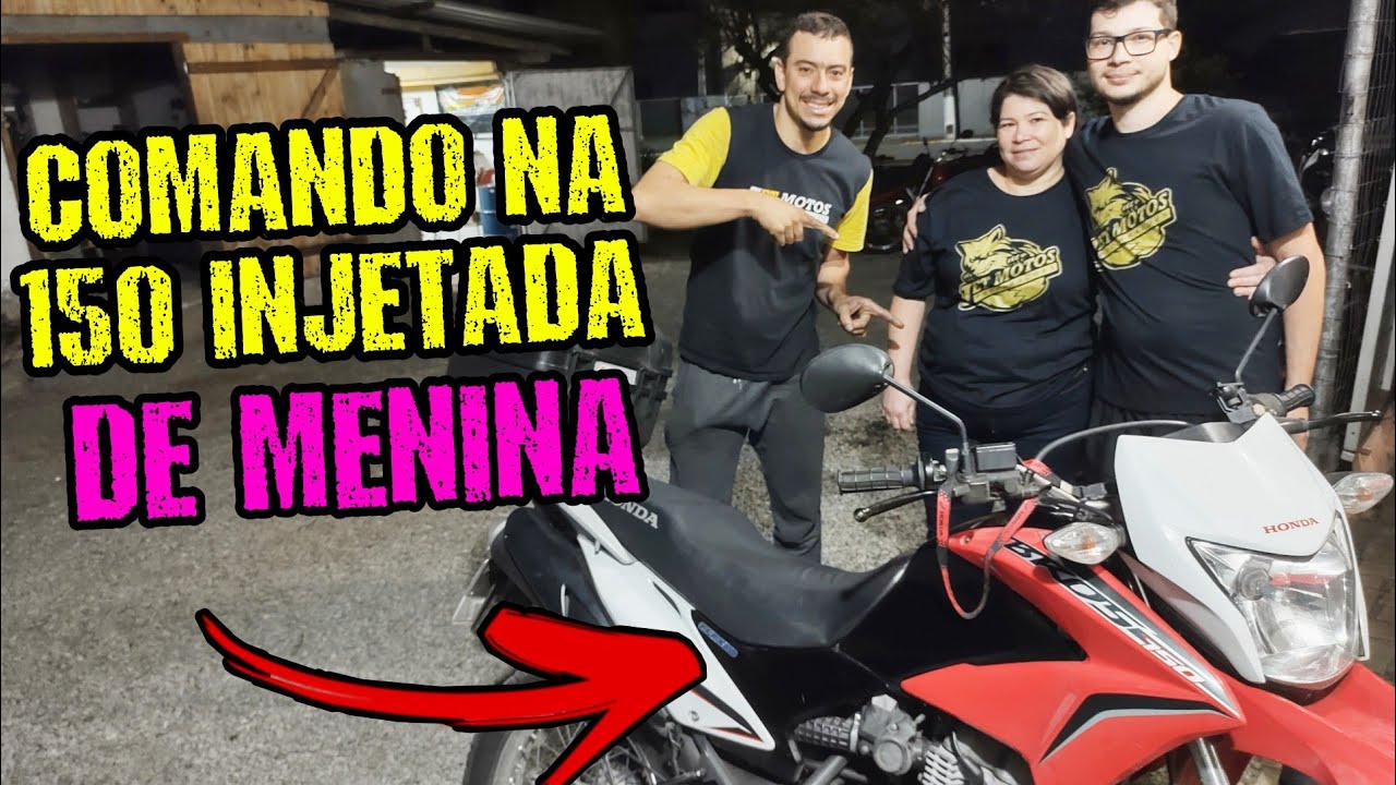 ANTES E DEPOIS COMANDO NA BROS 150 INJETADA