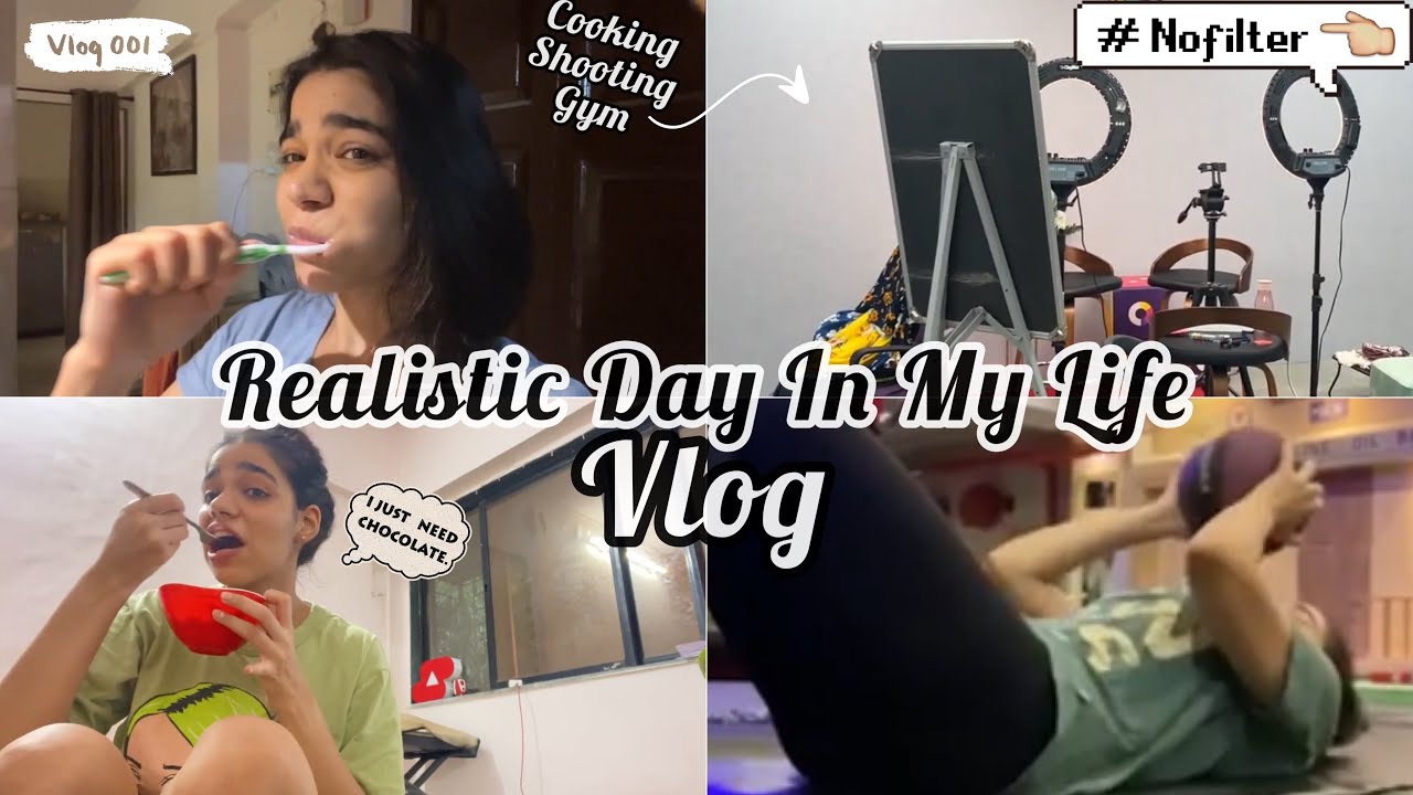 Realistic Day In My Life VLOG | Daily Vlog | Shoot, Cooking, Gym & More!