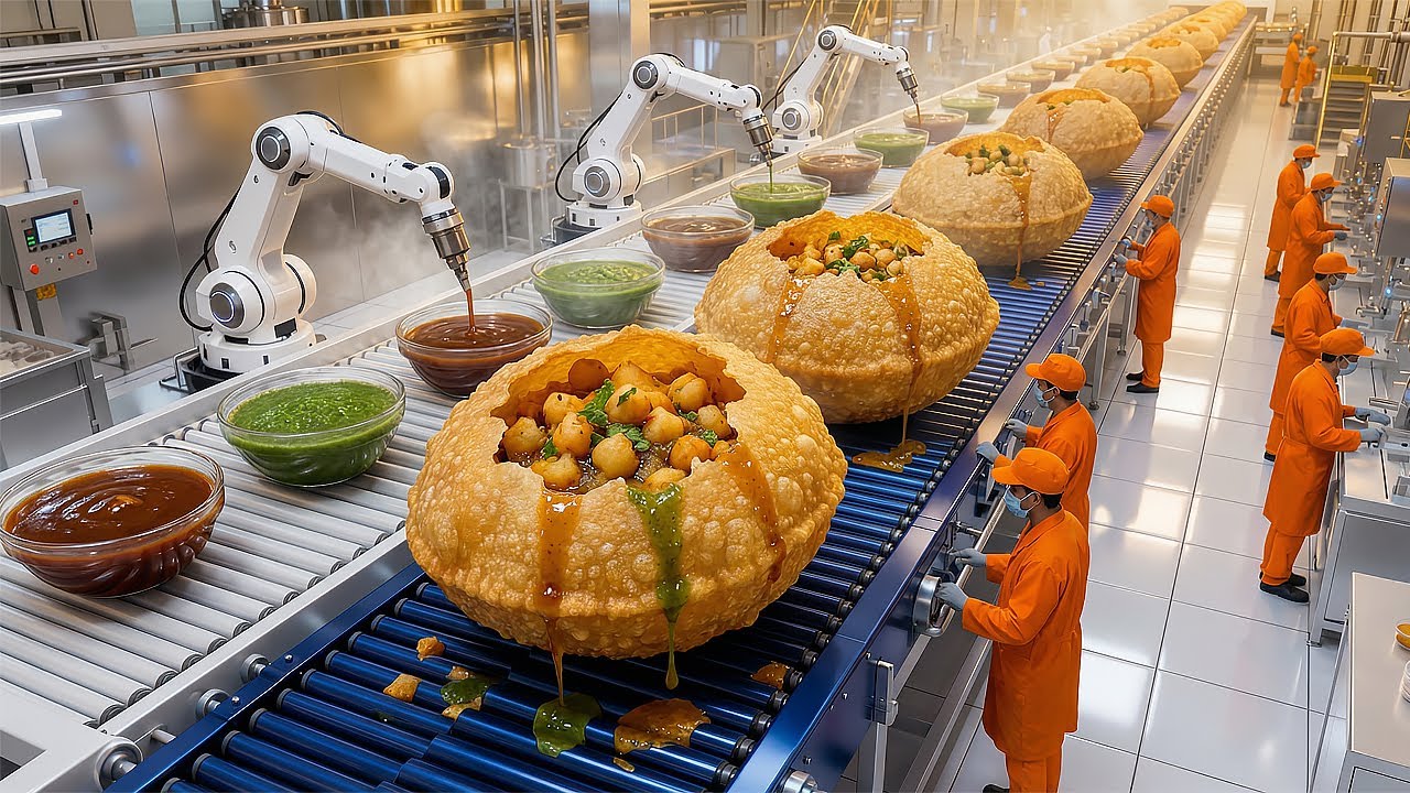 Inside the Pani Puri Factory | How Millions of Gol Gappa Shells Are Made Every Day
