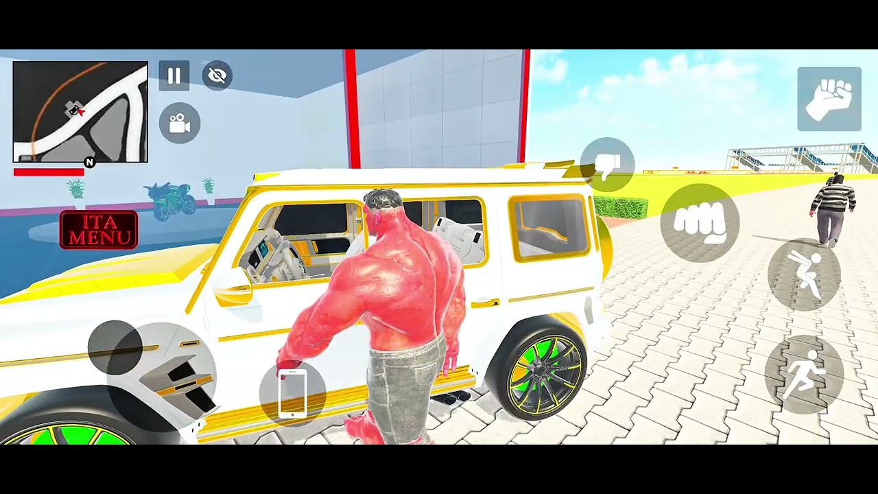🔴RED HULK✴️BY4️⃣SCORPIO3️⃣⚫BLACK LAMBORGHINI1️⃣SUPERCAR🟠2️⃣DEFENDER🥵BY💥INDIAN BIKE GAME 🔴