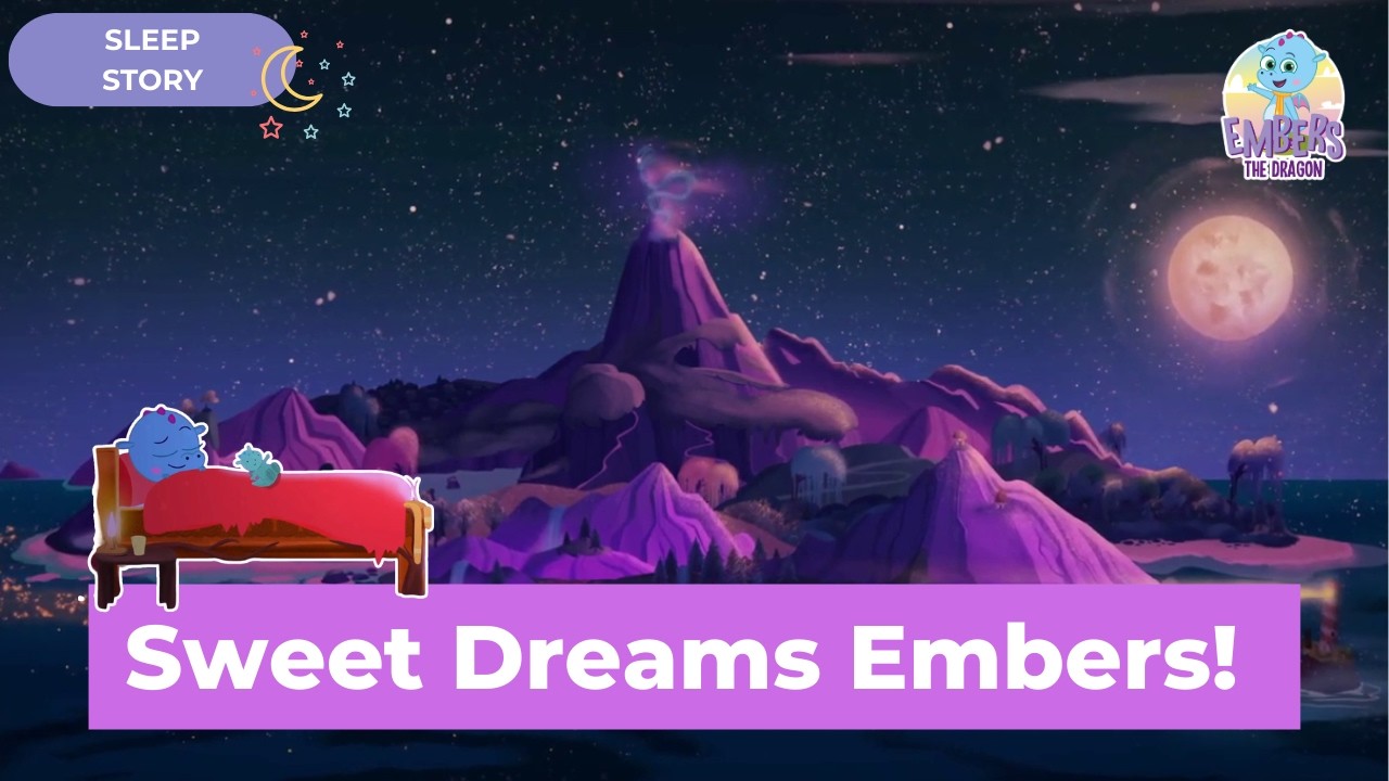 10 Minute Bedtime Story for Kids 😴 | Calm Sleep Story | Embers the Dragon