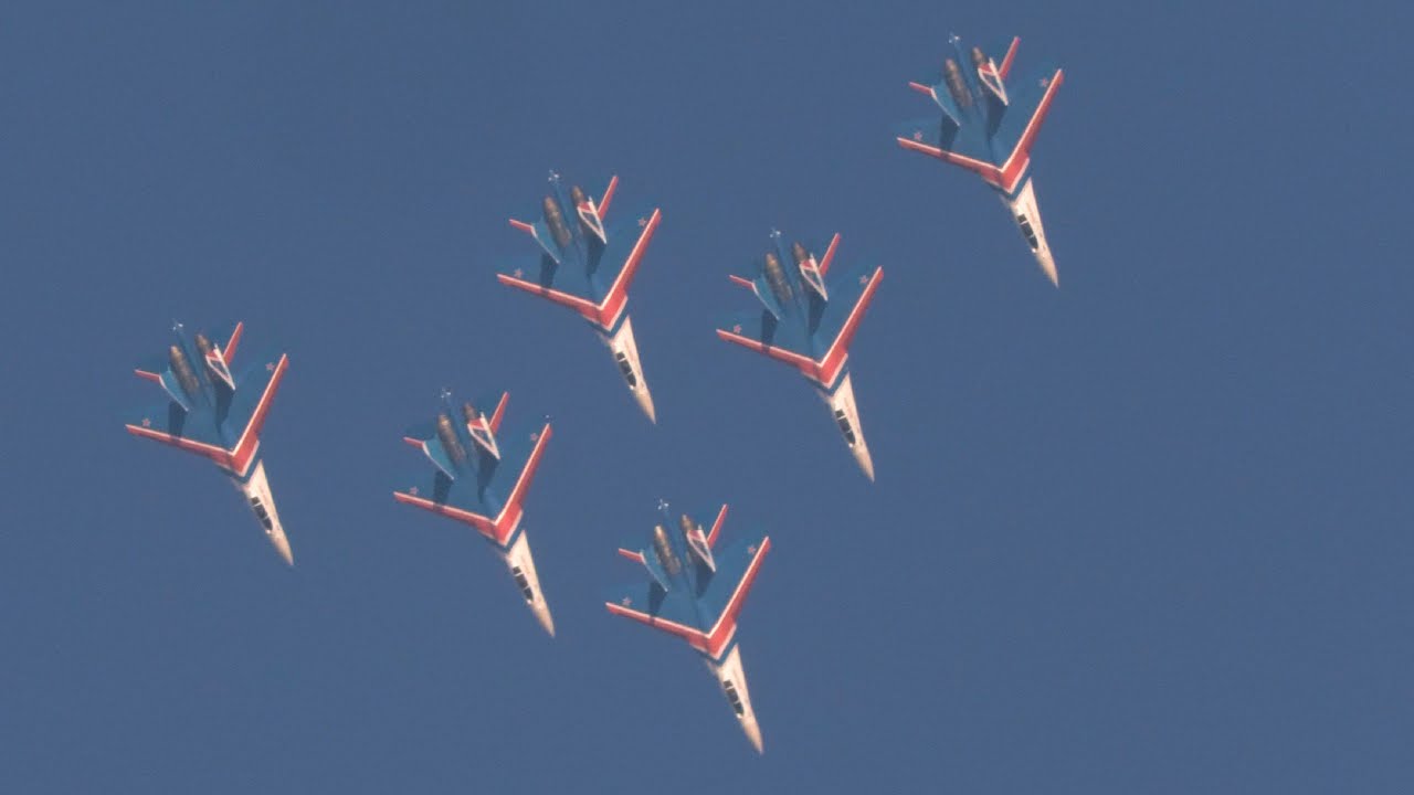 Russian Knights at the Dubai Airshow 2025