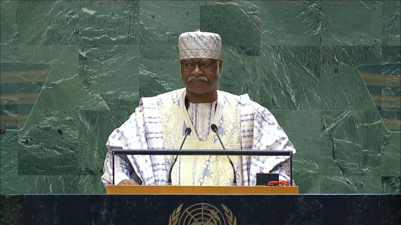 #PGA79 Phil&eacute;mon Yang at the Joint Debate: New Partnership for Africa&rsquo;s Development @unitednations