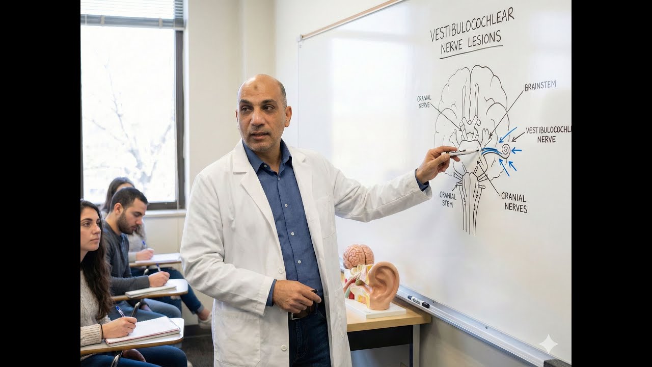 Cranial nerve lesions , part 4 (Vestibulocochlear nerve)