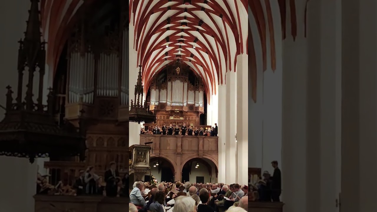 Lipcse, Tam&aacute;s-templom, J.S.Bach: J&aacute;nos passi&oacute; - z&aacute;r&oacute;kor&aacute;l, 2023. j&uacute;nius 17.