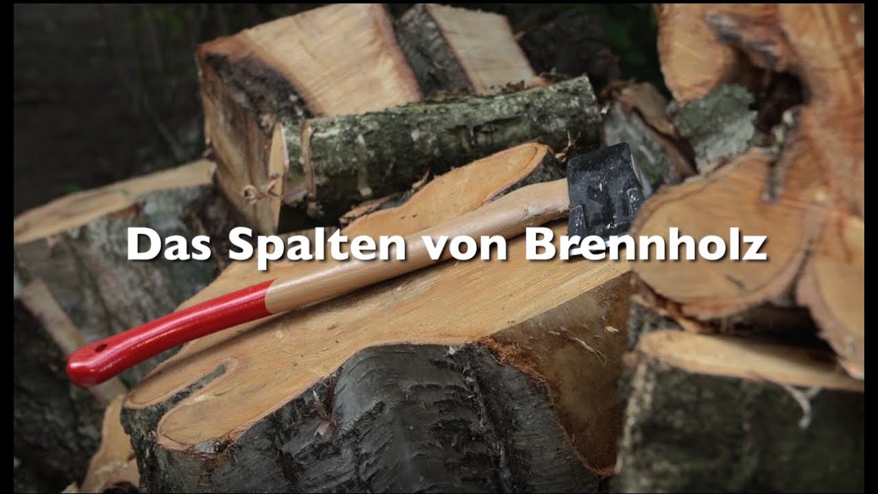 Brennholz hacken - So geht es richtig
