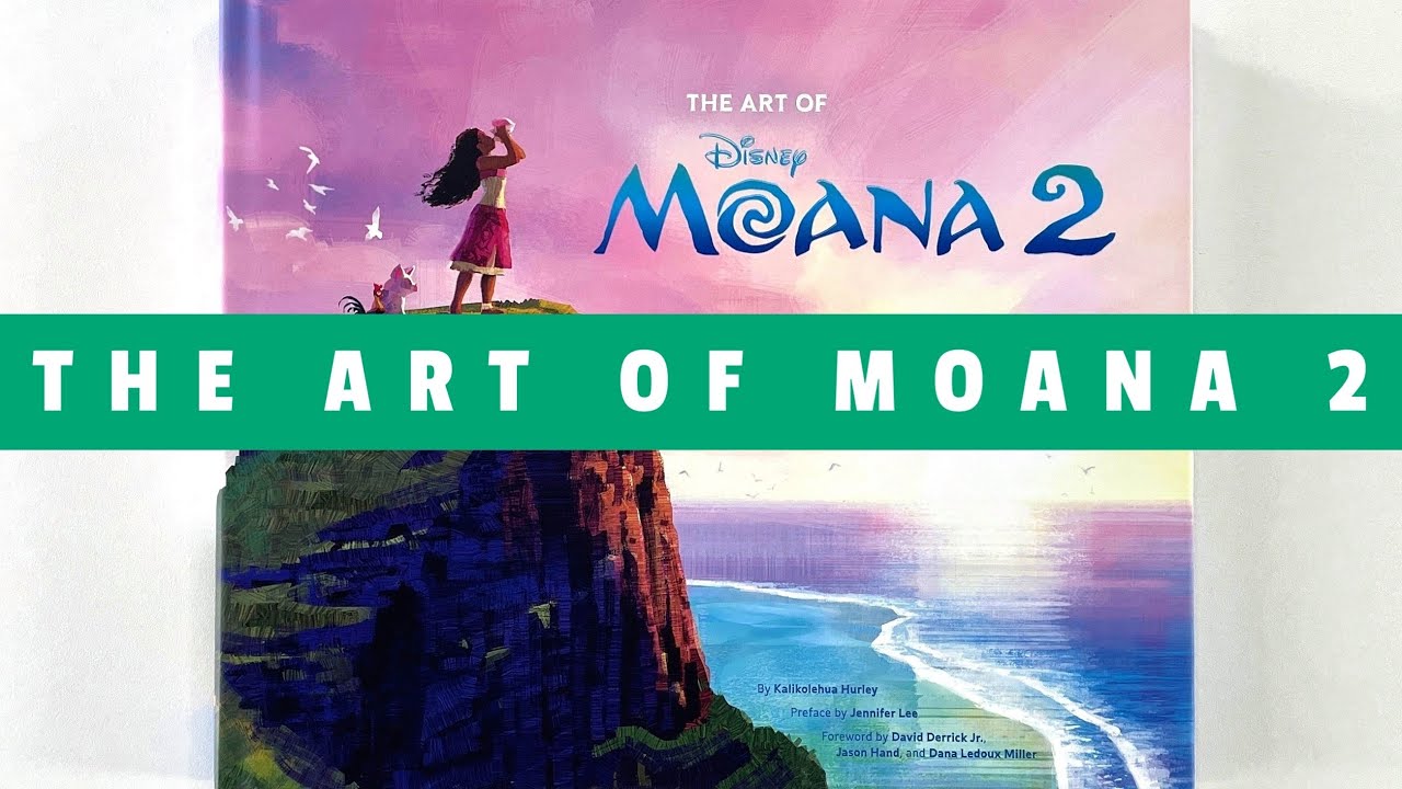 The Art of Moana 2 (flip through) Artbook