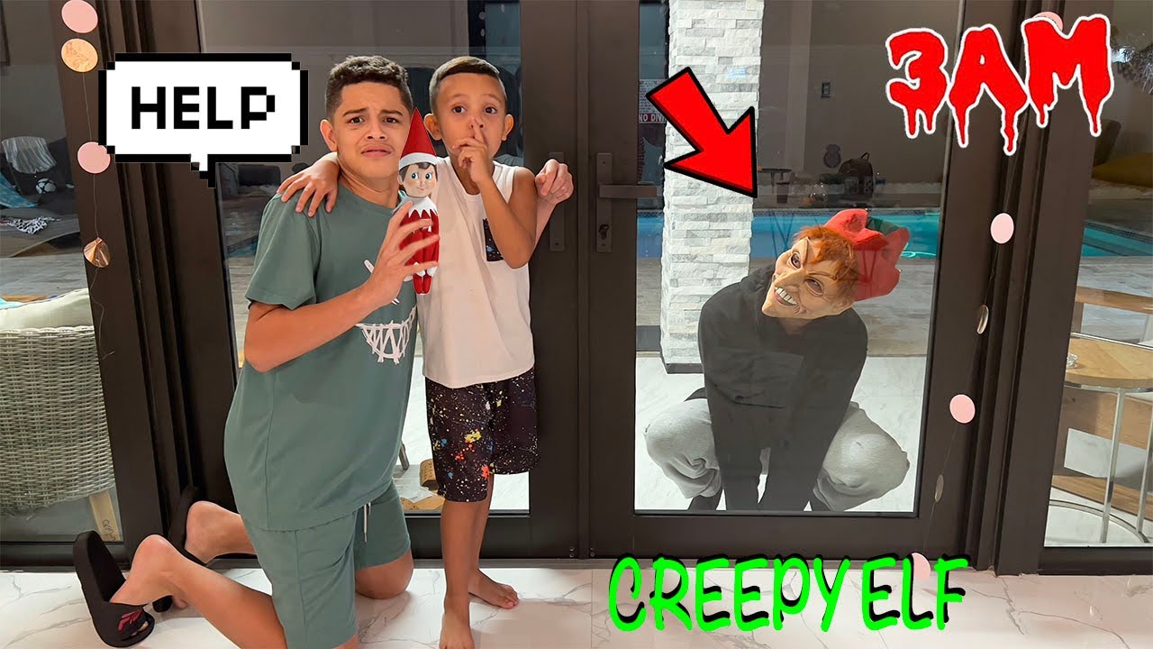 WE SAW CREEPY ELF AT 3AM...