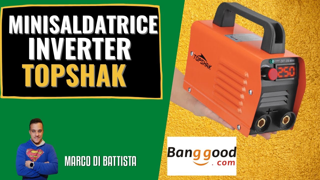 Mini saldatrice elettrica portatile. TOPSHAK ZX7-250 250A 220V. RECENSIONE