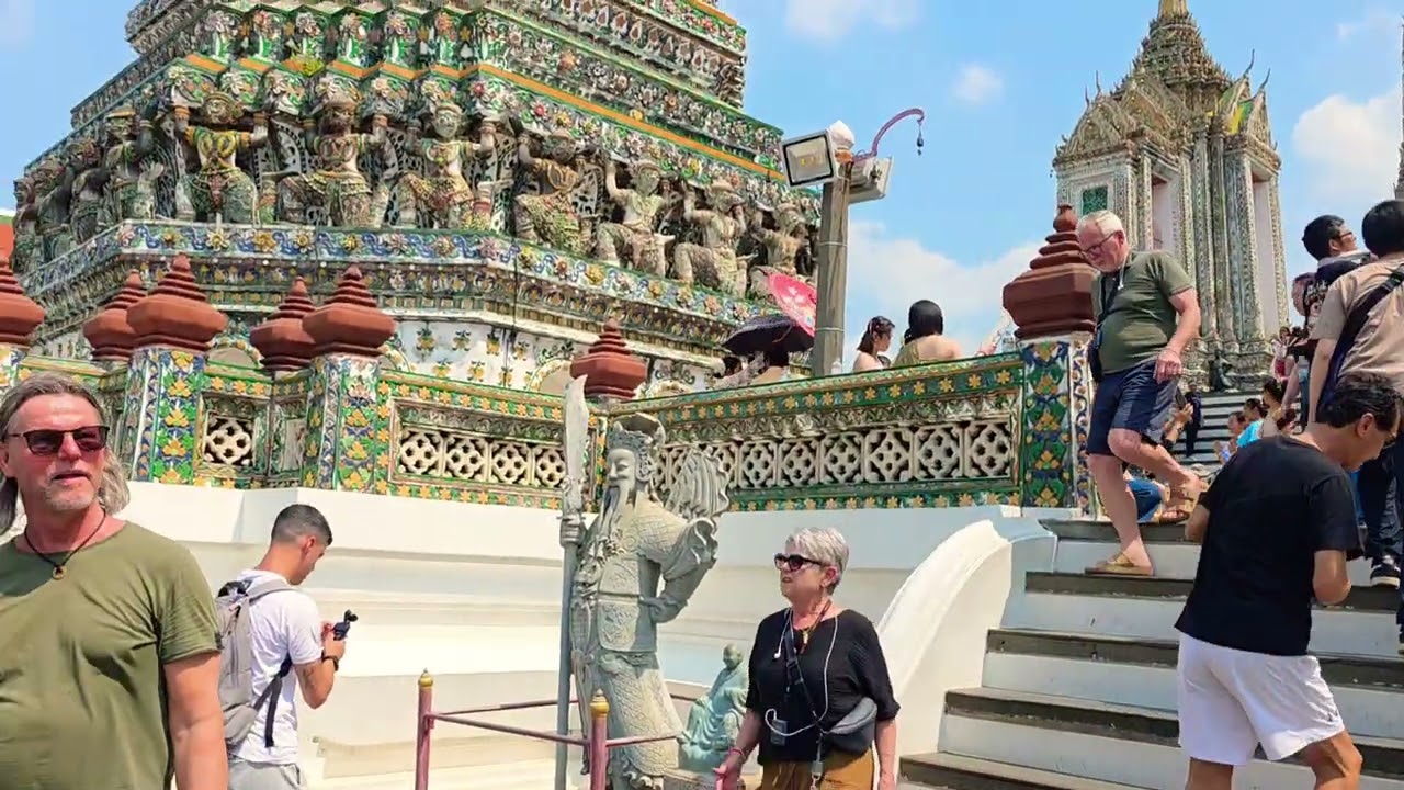 เที่ยวชมความงามไหว้พระวัดอรุณราชวรราม# ไหว้พระ# วัดที่ติดแม่น้ำเจ้าพระยา