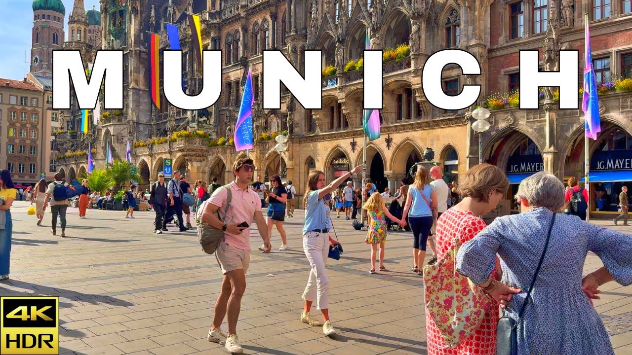 Exploring The Bavarian Capital! | 🇩🇪 Munich 2024 GERMANY | 4K HDR