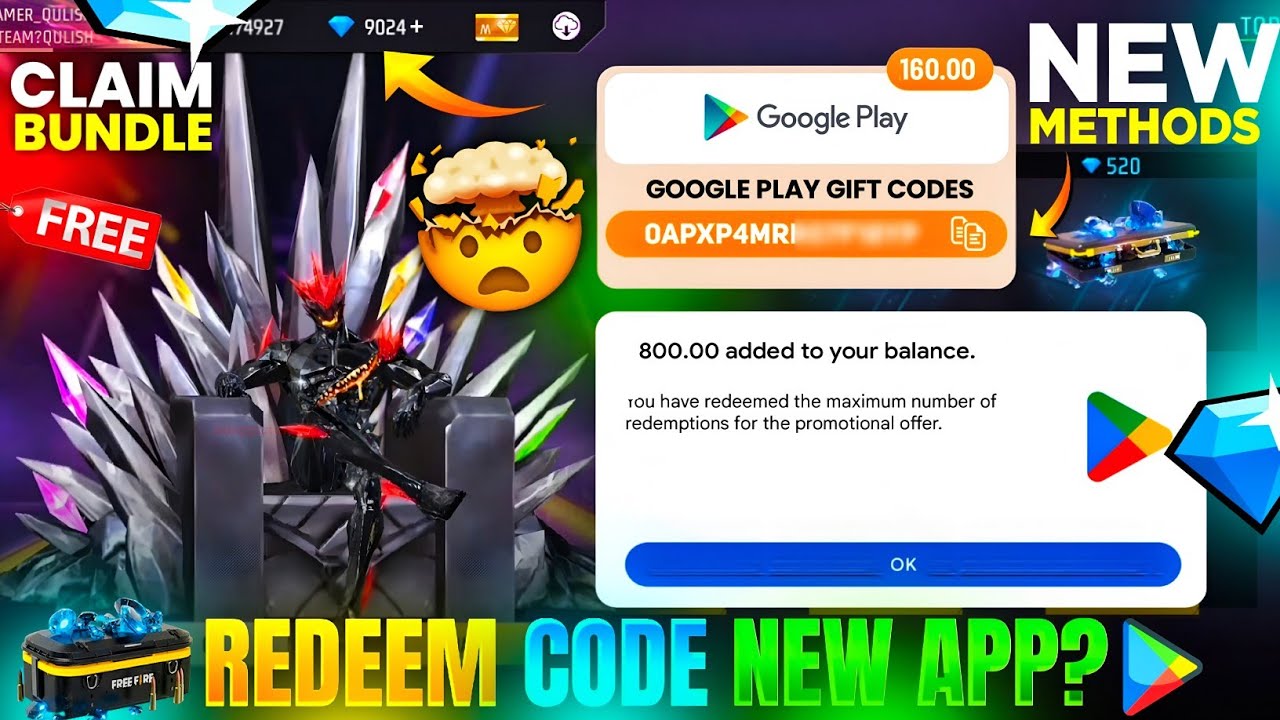 NEW APP से GOOGLE PLAY REDEEM CODE | FREE REDEEM CODE | FREE REDEEM CODE APP 2026